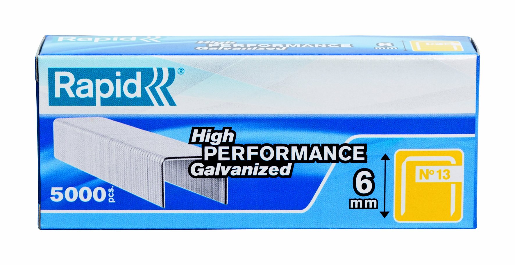 Rapid 23391100 1/4-Inch 19 Series Fine Wire Staples with R19E and R23, 5000 Per Box , Gray