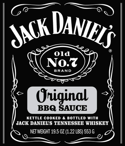 Jack Daniel's Old No. 7 Original BBQ Sauce – Authentic Small Batch Jack Daniel’s BBQ Sauce – Preservative Free – 19.5 oz