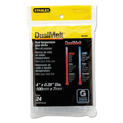 Stanley Hand Tools GS10DT Mini Dualmelt Glue Sticks 24 Count