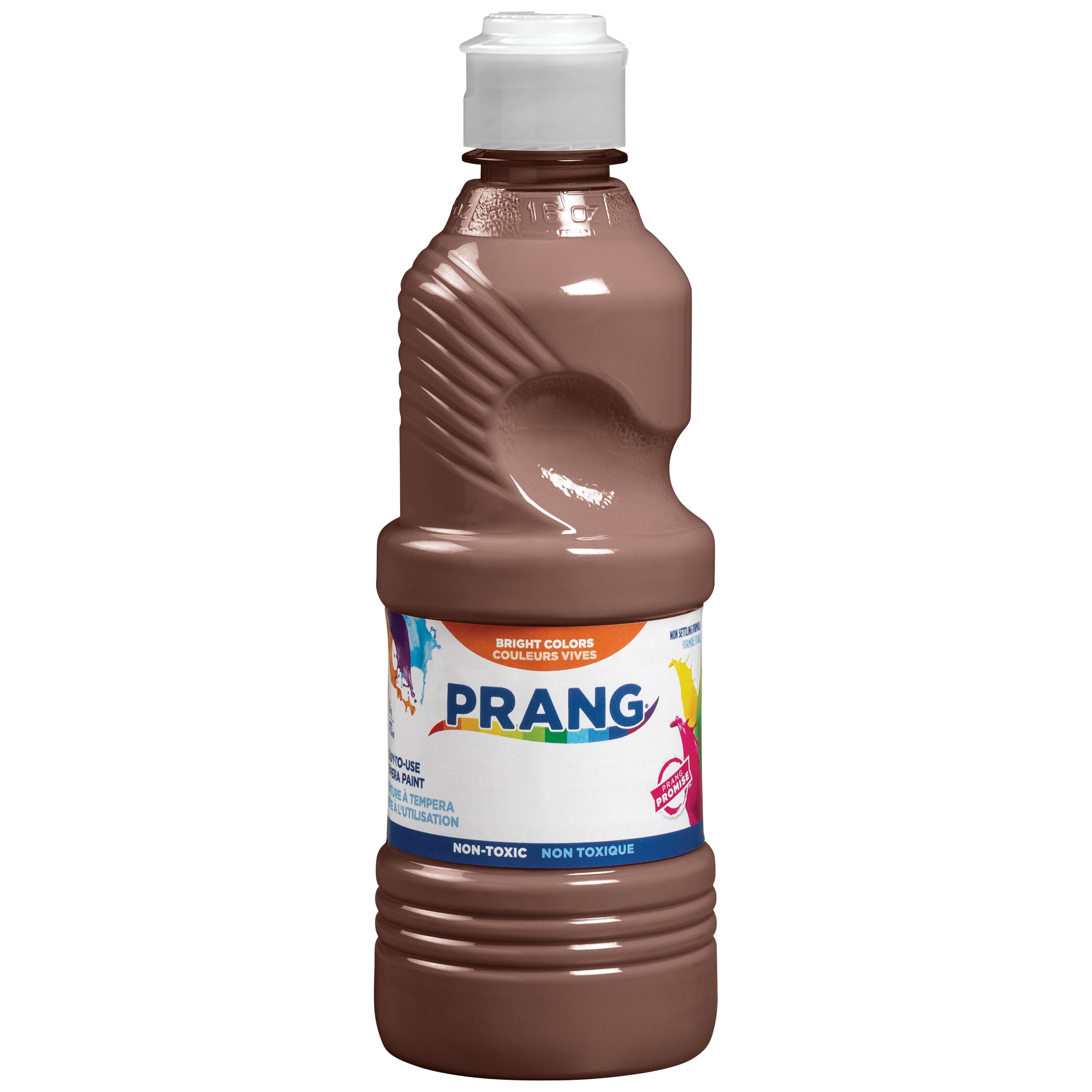 Prang Ready-to-Use Tempera Paint, Brown, 16 Oz., 1 Count