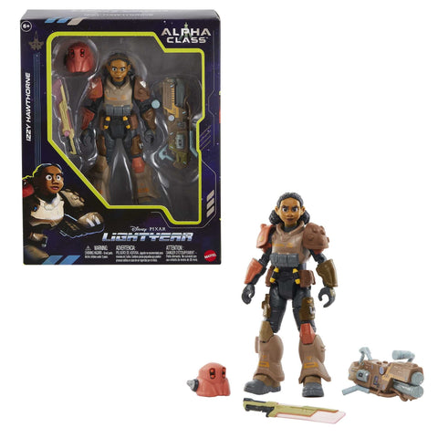 Mattel Disney and Pixar Lightyear Collector Action Figure, 7-in Scale Jr Zap Patrol Izzy Hawthorne, Articulated with Accessories