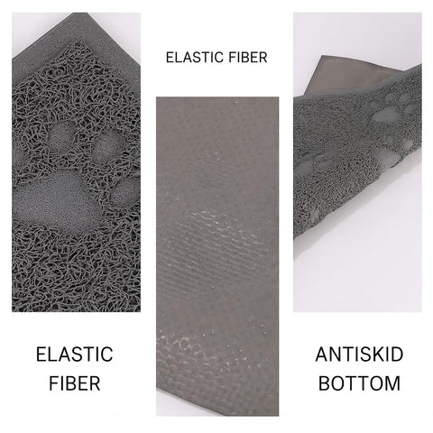 Bulk buys Cat Litter Mat. Traps Litter. Soft Non-Slip Surface. Easy to Clean. 11.5 x 15.75 in Gray Mat for Litter Box Area