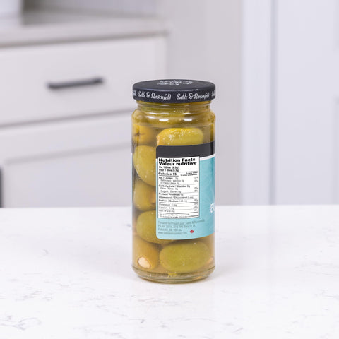 Sable & Rosenfeld Martini Tipsy Blue Cheese Olives 5 oz Jar (Pack of 1), Large Stuffed Green Olives, Cocktail Garnish, Perfect for Salads