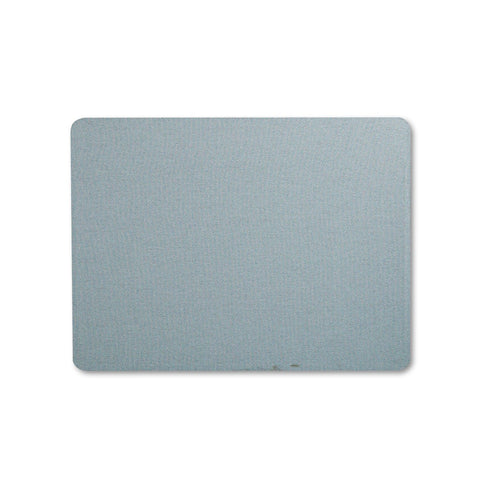 Quartet Bulletin Board, Fabric, 4' x 3', Frameless, High-Density Fiberboard, Oval Office, Light Blue (7684BE)