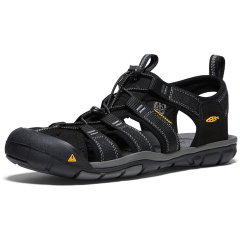 KEEN mens Clearwater Cnx-m Sandal, Black/Gargoyle, 11.5 US