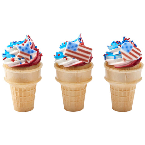 DecoPac Patriotic Fusion Mix Sprinkles, 27oz, Red, White, Blue Candy Sprinkles in Handheld Container, Edible Decorations For July 4th, Independence Day, Celebration Cakes, Cupcakes, Cookies and Donuts
