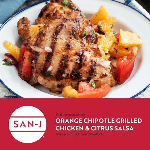 San-J - Gluten Free Orange Sauce - Bright and Sweet Sauce for Cooking - Non-GMO - 10 oz. Bottle