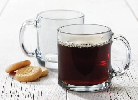Libbey Robusta Glass Mugs, Set of 12