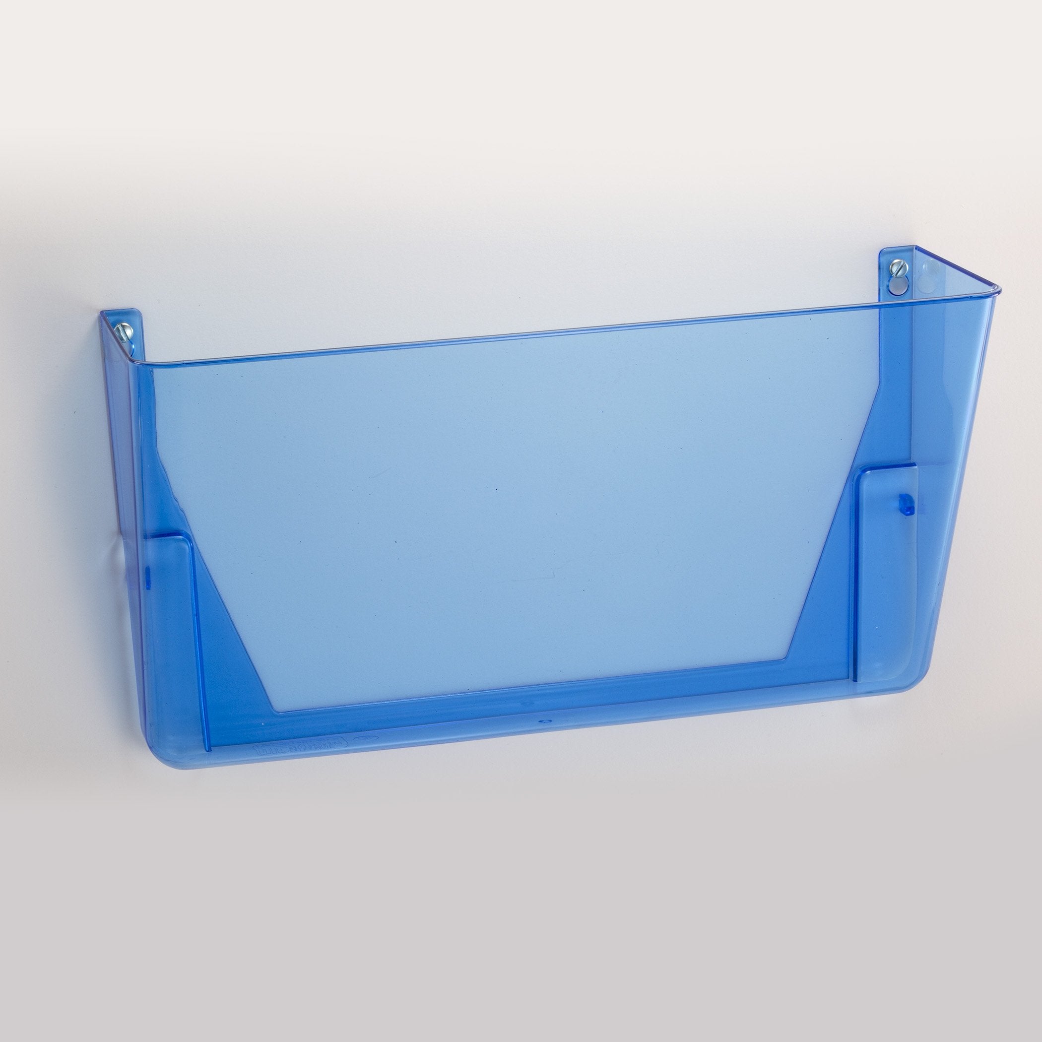 Officemate Glacier Wall File 3-Pack, Transparent Blue - Durable Hanging File Organizer for Home & Office Storage, Space-Saving Design for Documents & Files (23220)