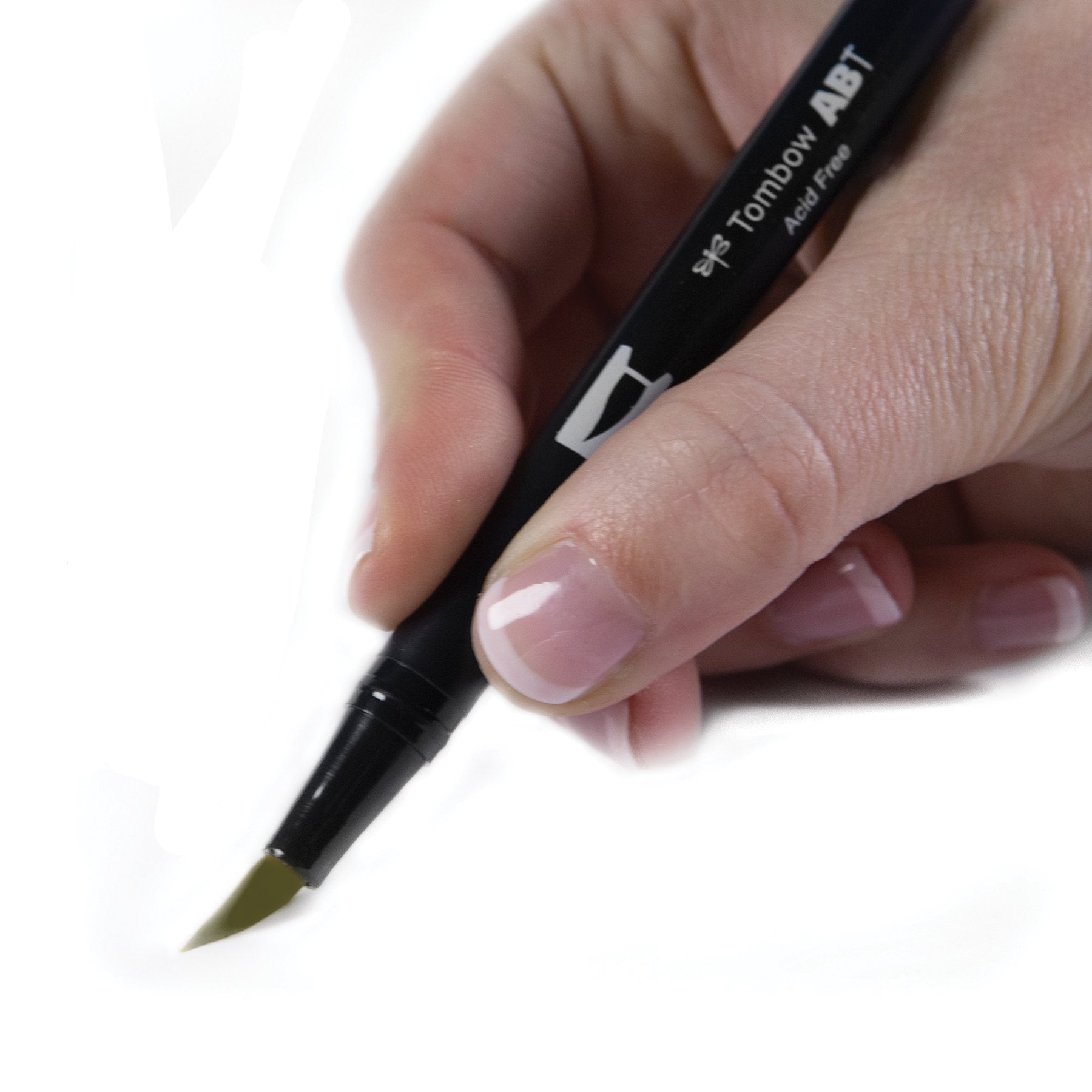 Tombow 56634 Dual Brush Pen Art Marker, N57 - Warm Gray 5, 1-Pack. Blendable, Brush and Fine Tip Marker