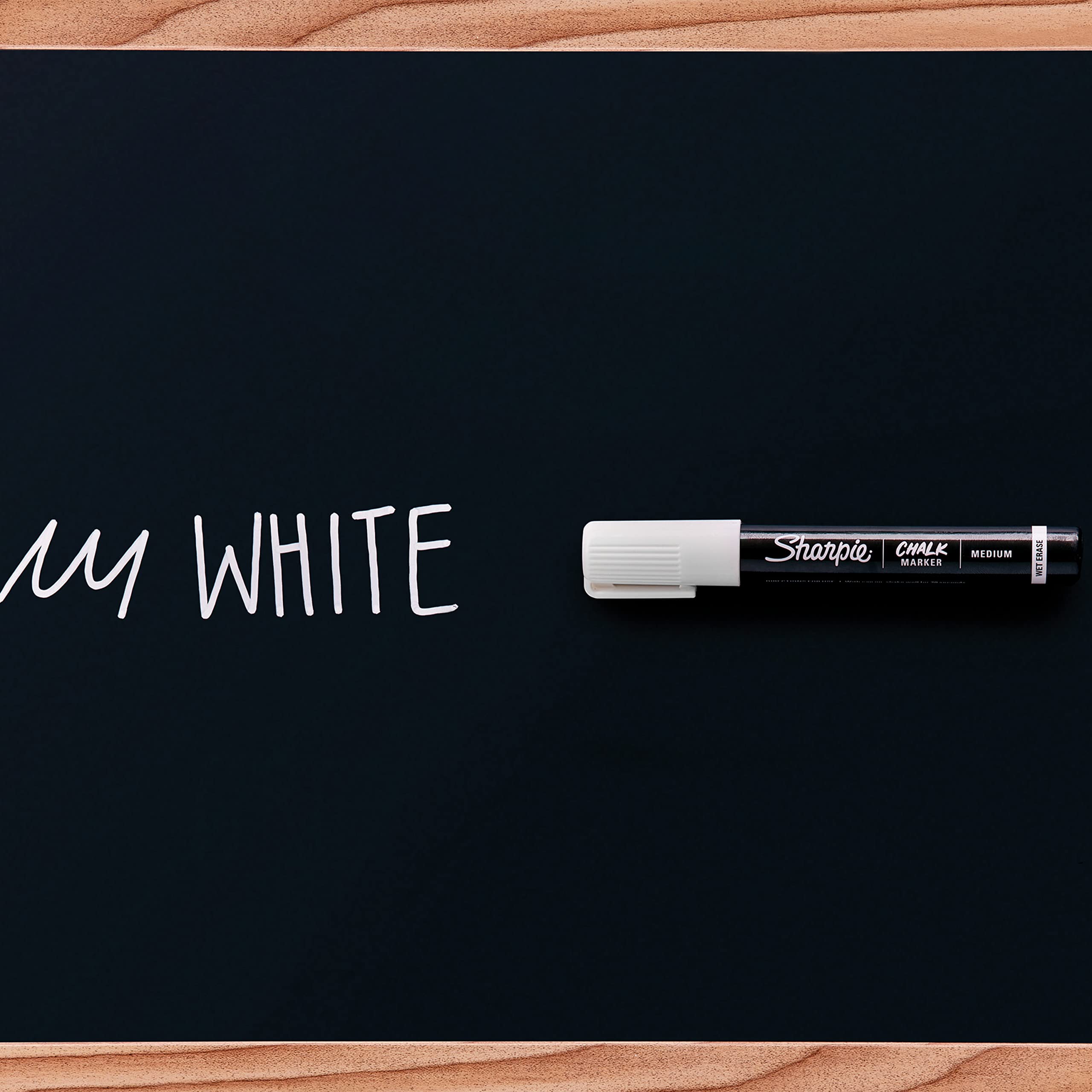 Sharpie Chalk Marker, Wet Erase Markers, White, 1 Count