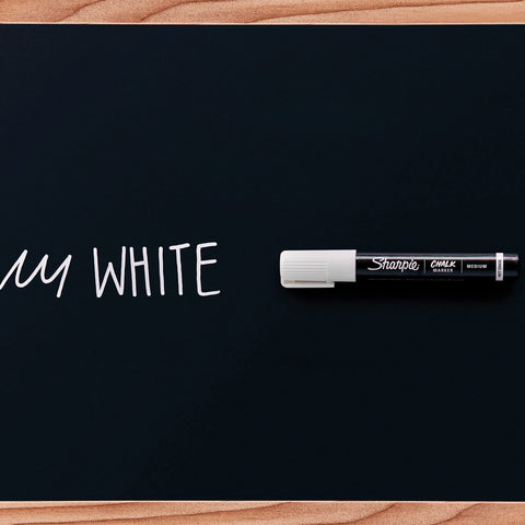 Sharpie Chalk Marker, Wet Erase Markers, White, 1 Count