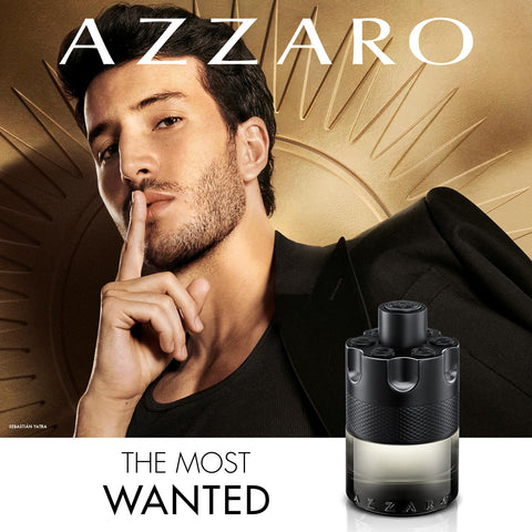 Azzaro The Most Wanted Eau de Toilette Intense – Aromatic & Woody Mens Cologne – Fresh & Sensual Fragrance – Lasting Wear – Scent Notes of Bergamot, Lavender, Moss - Luxury Perfumes for Men, 3.3 Fl Oz
