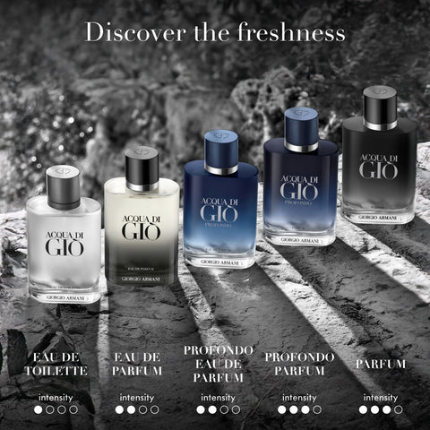 Armani Beauty – Acqua di Giò – Parfum – Cologne for Men – Fresh & Woody Men’s Fragrance – Bergamot, Ginger, Marine, Geranium, Rosemary, Clary Sage, Patchouli, Incense Notes - 1.6 Fl Oz