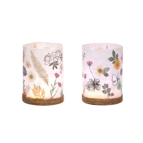 Craft Crush Nature DIY Lantern Making Kit - Bring Nature Inside - Garden Decor, Art Project, Creative Activities for Birthday, Parties, School - Art Supplies - Art & Craft Kit for Kids, Teens, Adults