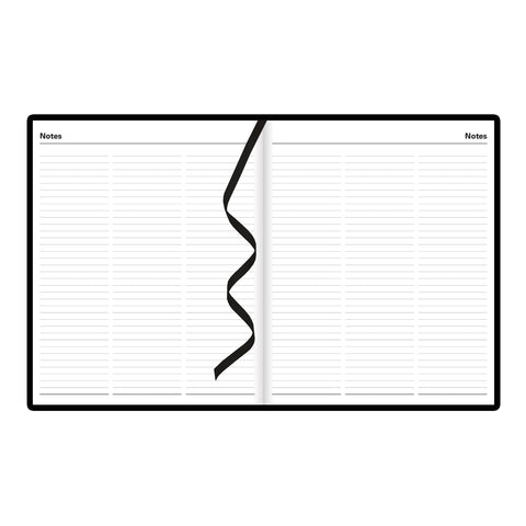 LETTS of London 10Y for Year 2022 Principal Desk Day to Page Journal, Black, Quarto Size (Y) - 10 1/4" X 8/1/4", C10YBK-22