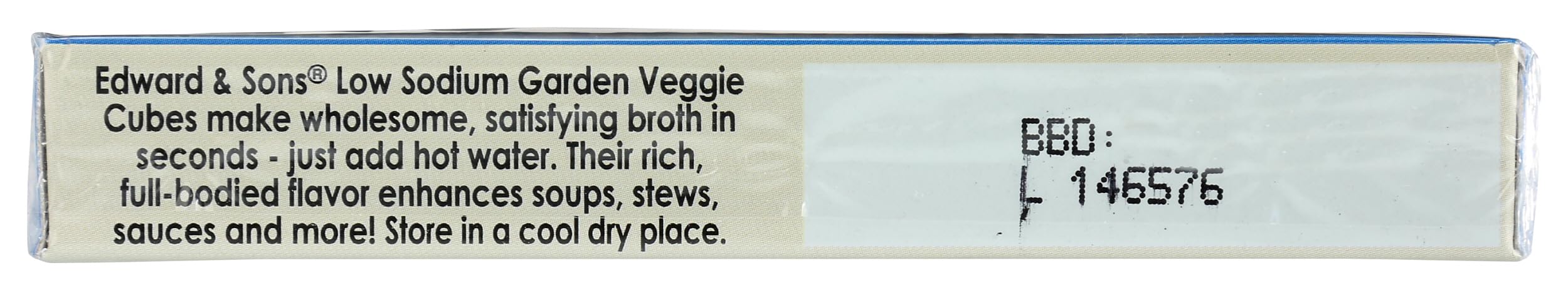 Edward & Sons Low Sodium Veggie Bouillon Cubes, 2.2 oz