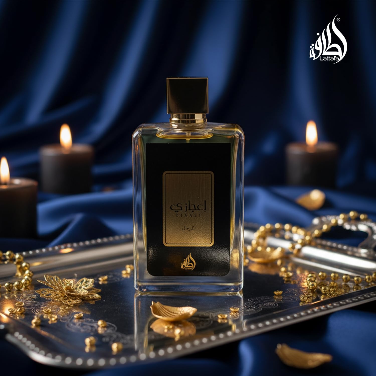 Lattafa Ejaazi for Men Eau de Parfum Spray, 3.4 Ounce