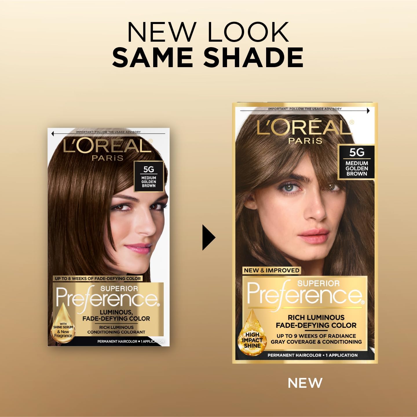 L’Oreal ParisSuperior Preference - 5G Medium Golden Brown (Warmer) 1 Each