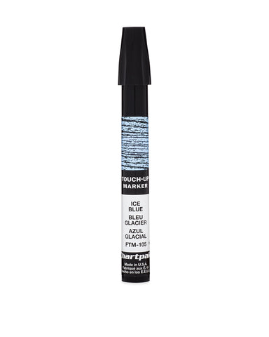 AD Marker Chartpak Wood Frame Touch-Up Marker, Tri-Nib, Ice Blue, 1 Each (FTM105)