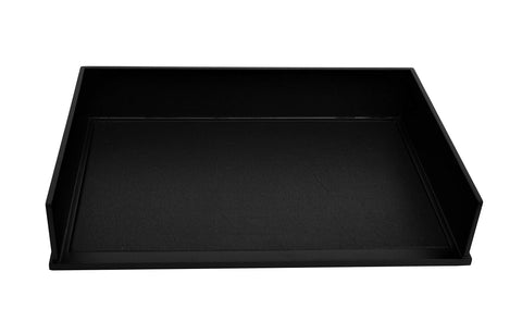 Victor Midnight Black Collection, Legal Size Letter Tray, Black, (1168-5)