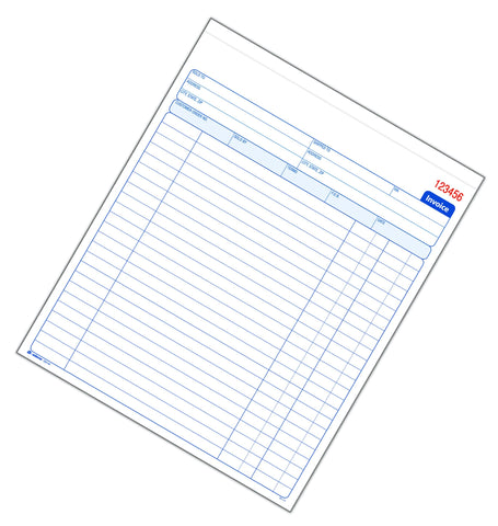 Adams Invoice Book, 8-3/8 x 10-11/16 Inches, 2-Part, Carbonless, White/Canary, 50 Sets per Book (D8140)