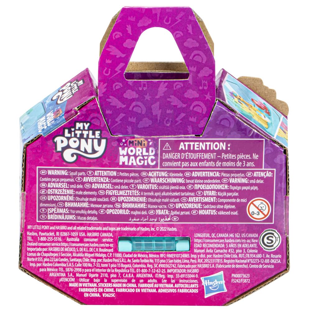 My Little Pony Mini World Magic Crystal Keychain Hitch Trailblazer Toy - Portable Mini Playset, Pony, and Accessories For Kids Ages 5 and Up