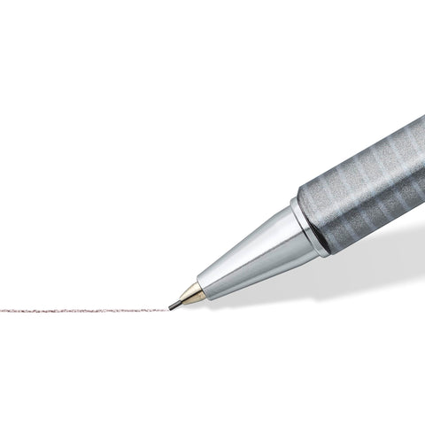 STAEDTLER Triplus Micro Mechanical Pencils (#2) 0.5mm lead, Retractable with Twist Eraser, Ergonomic Triangular Grip for Writing, Drawing & Drafting, 3-Pack