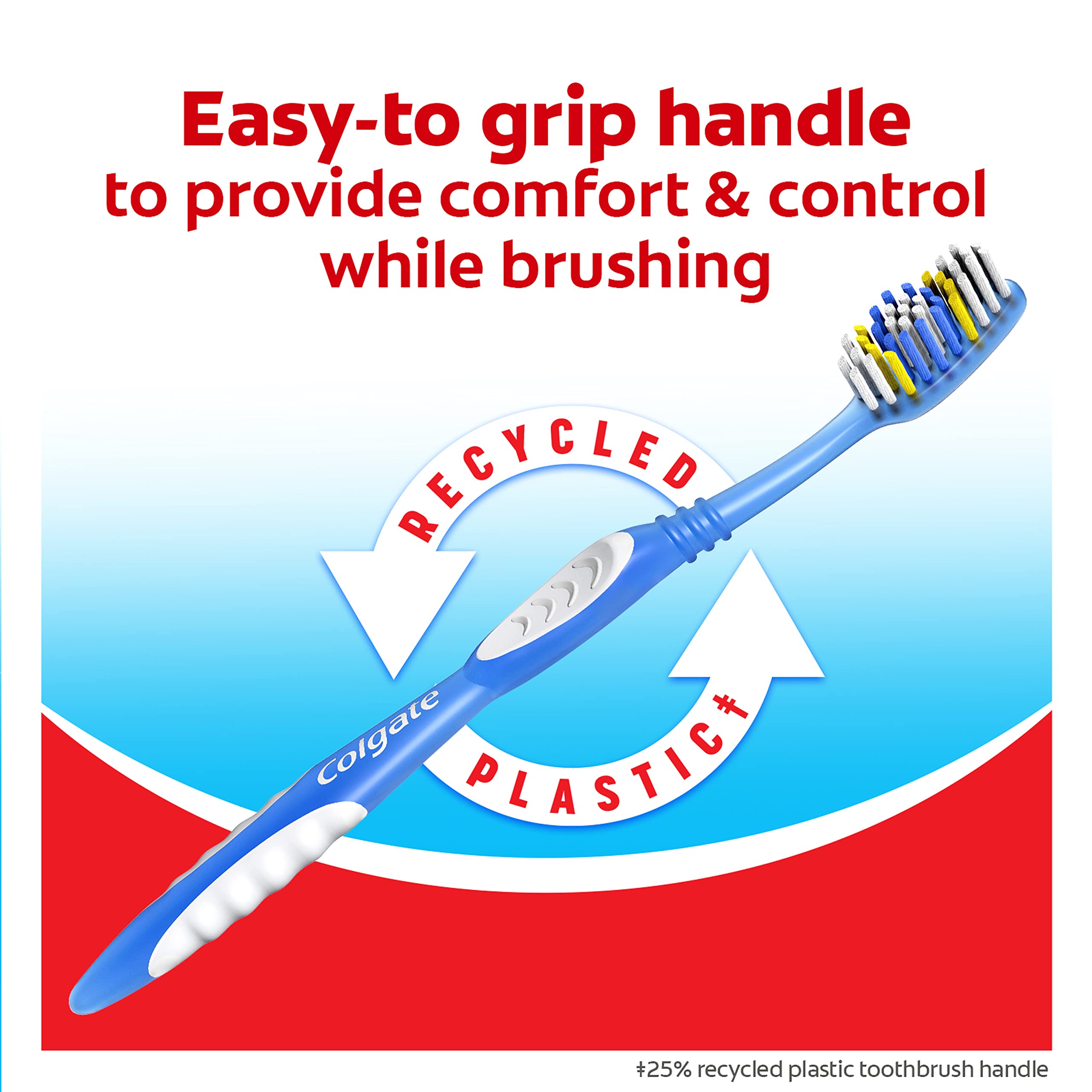Colgate Extra Clean Soft Bulk Toothbrushes for Travel, 72 Count