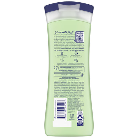 Vaseline Soothing Hydration 2-Pack – Intensive Care Moisturizing Hand and Body Lotion with Aloe, Ultra-Hydrating Lipids, 48 Hours of Moisture, 10 Oz Ea