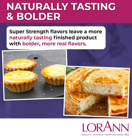 LorAnn Oils Super Strength Flavoring - Used For Candy Making, Flavoring, Baking, Hard Candy, & Flavor Oils - Bold, Natural Flavors 4X Stronger Than Extracts, Cheesecake, Pack of 2, 0.125 fl oz
