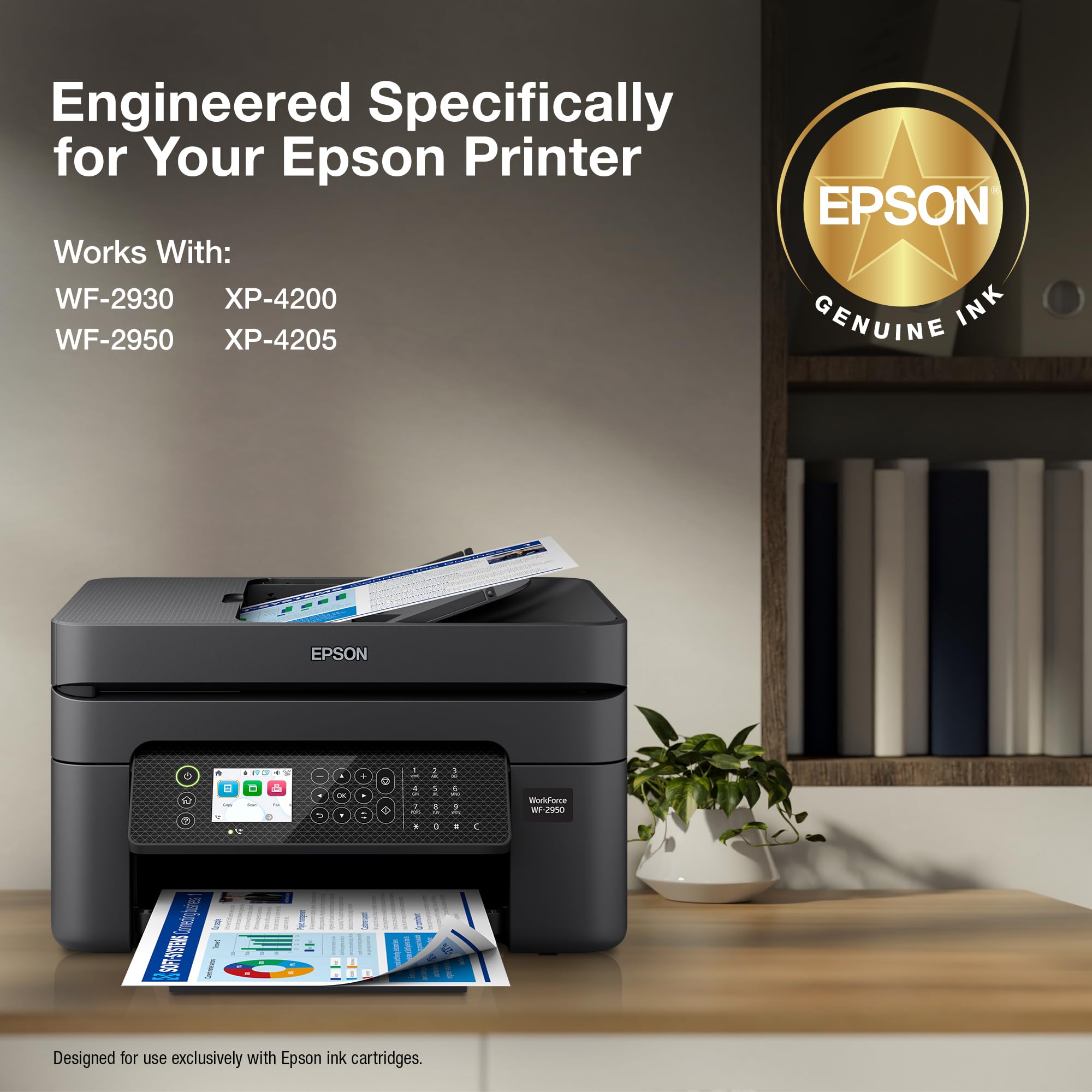 Epson 232 Claria Ink Standard Capacity Cyan Cartridge (T232220-S) Works with Workforce WF-2930, WF-2950, Expression XP-4200, XP-4205