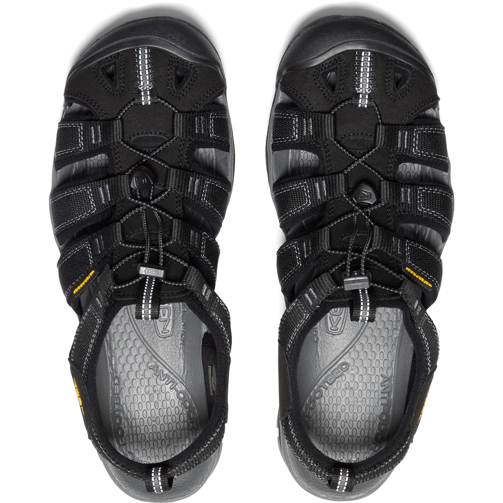 KEEN mens Clearwater Cnx-m Sandal, Black/Gargoyle, 11.5 US