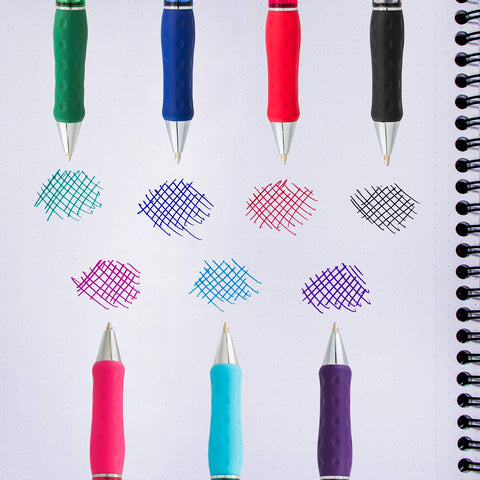 Pentel RSVP Super RT Ballpoint Pen, (1.0mm) Medium Line, Black Ink, Pack of 2 (BX480BP2A)