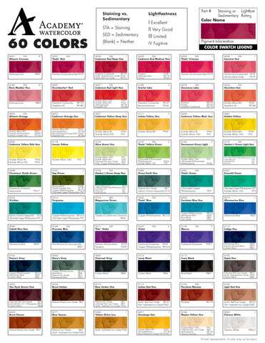 Grumbacher Academy Watercolor Paint, 7.5ml/0.25 Ounce, Thio Violet (A211)