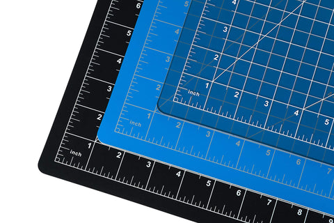 Dahle Vantage 10691 Premium Self-Healing Cutting Mat, 12"x18", 1/2" Grid, 5 Layers for Max Healing, Perfect for Crafts & Sewing, Blue