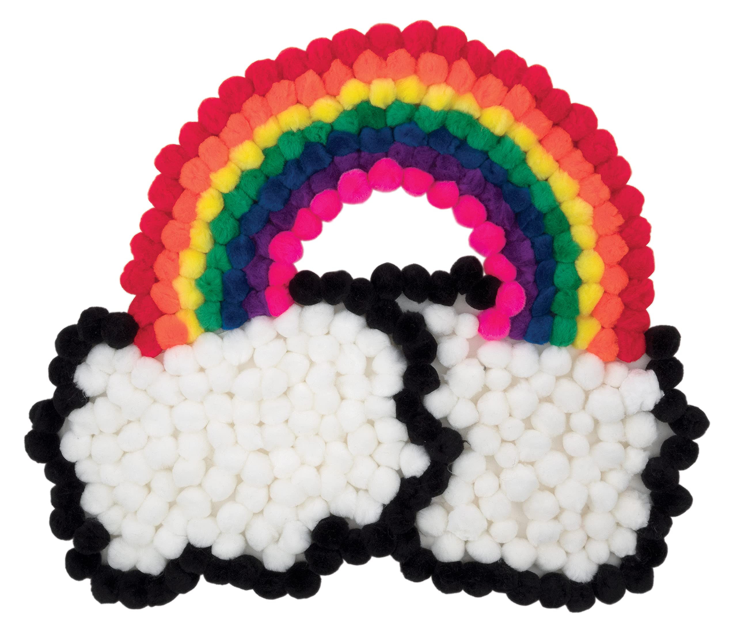 Creativity Street Pom Pons, Kelly Green, 1", 100 Pieces