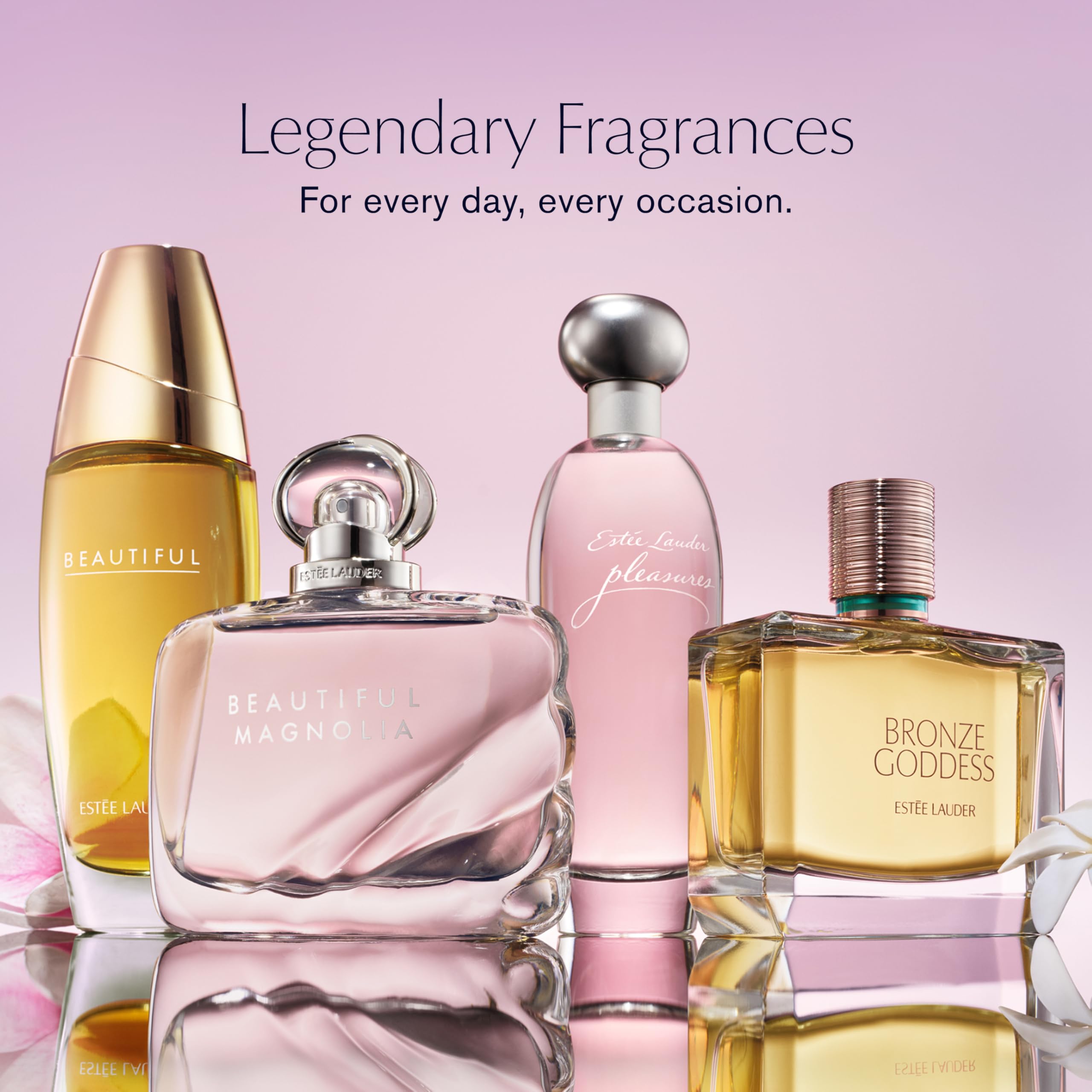 Estée Lauder Pleasures Eau de Parfum Spray with Notes of Lilies, White Peonies & Jasmine | Perfumes for Women, 1.7 Fl Oz