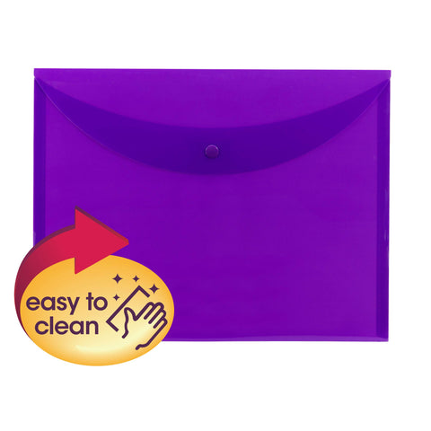 Smead Project Envelope, Snap Closure, Top Load, Letter Size (10, Purple)