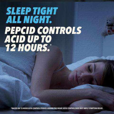 Pepcid AC Maximum Strength Heartburn Relief Tablets, Famotidine 20mg Acid Reducer, Fast-Acting Antacid, Helps Prevent & Relieve Heartburn from Acid Indigestion, Value 75 ct Bottle