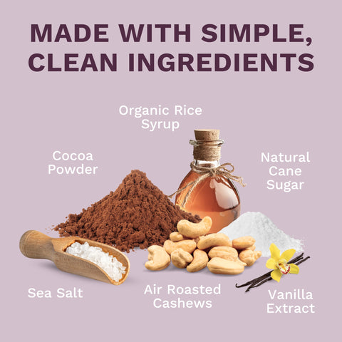 Cocoa Dusted Wrapped Whole Cashews by Karma Nuts, Lightly Sweetened, Air Roasted with Natural Skins, 2X more Fiber, Peanut-Free Facility, Kosher, Everyday Nut Snack, 7oz Resealable Bag
