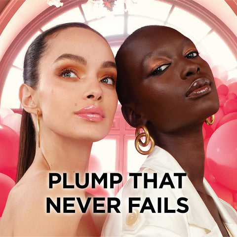 L'Oreal Paris Infallible Pro Gloss Plump Lip Gloss with Hyaluronic Acid, Long Lasting Plumping Shine, Lips Look Instantly Fuller and More Plump, Flush, 0.21 fl. oz.