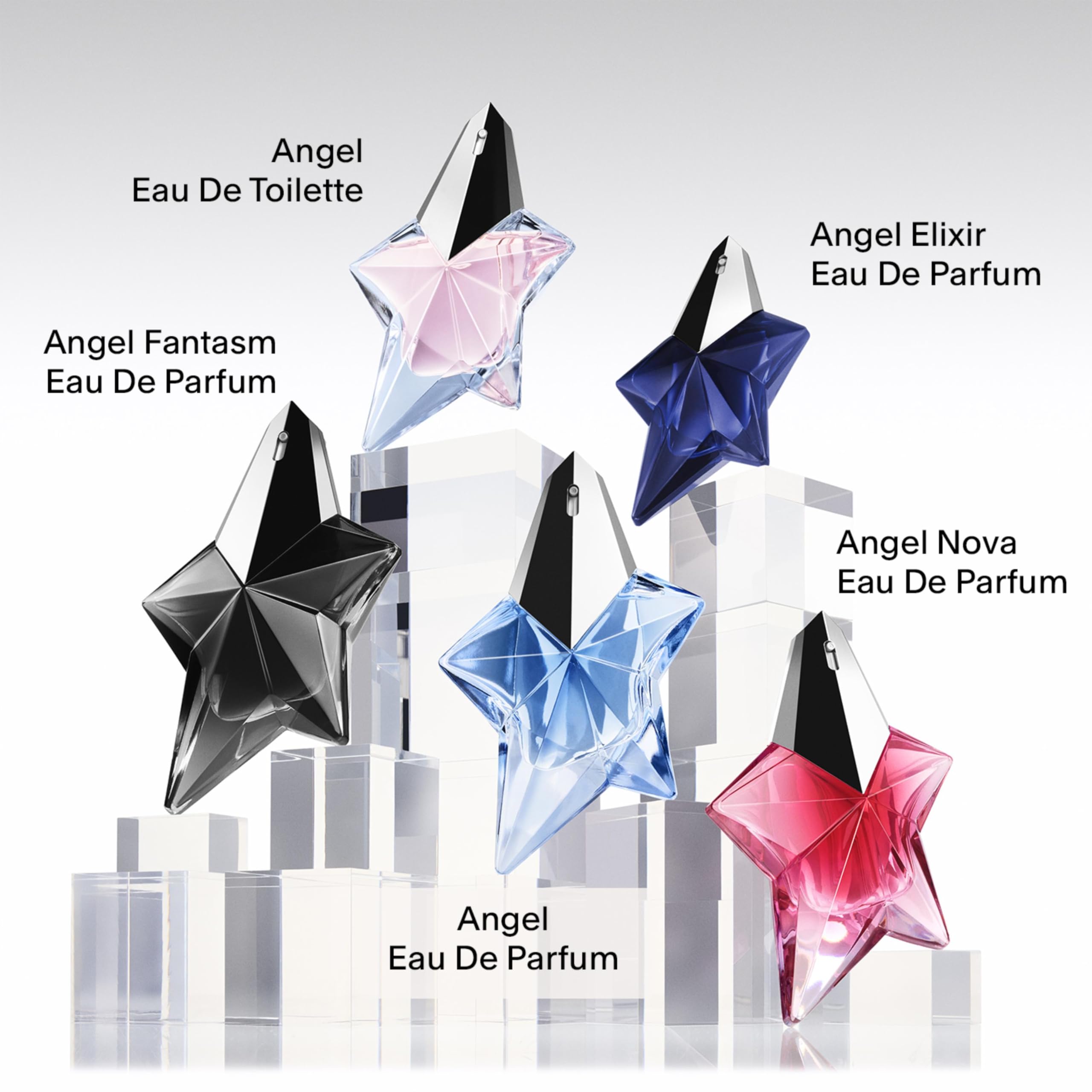 Mugler Angel - Eau de Parfum - Women's Perfume - Ambery & Woody - With Bergamot, Praline, and Patchouli - Long Lasting Fragrance - 3.3 Fl Oz