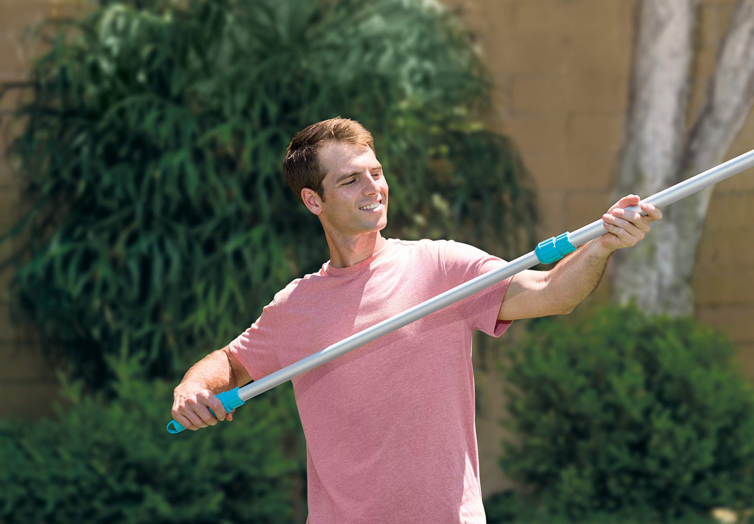 Intex 29055E 110in Telescoping Aluminum Pole for Above Ground Pool Maintenance
