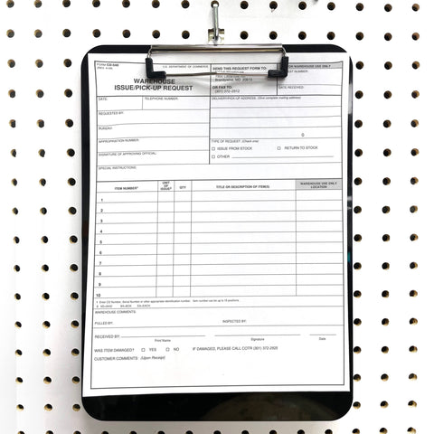 Officemate Magnetic Clipboard with Low Profile Clip, Black, Recycled Plastic (83215)