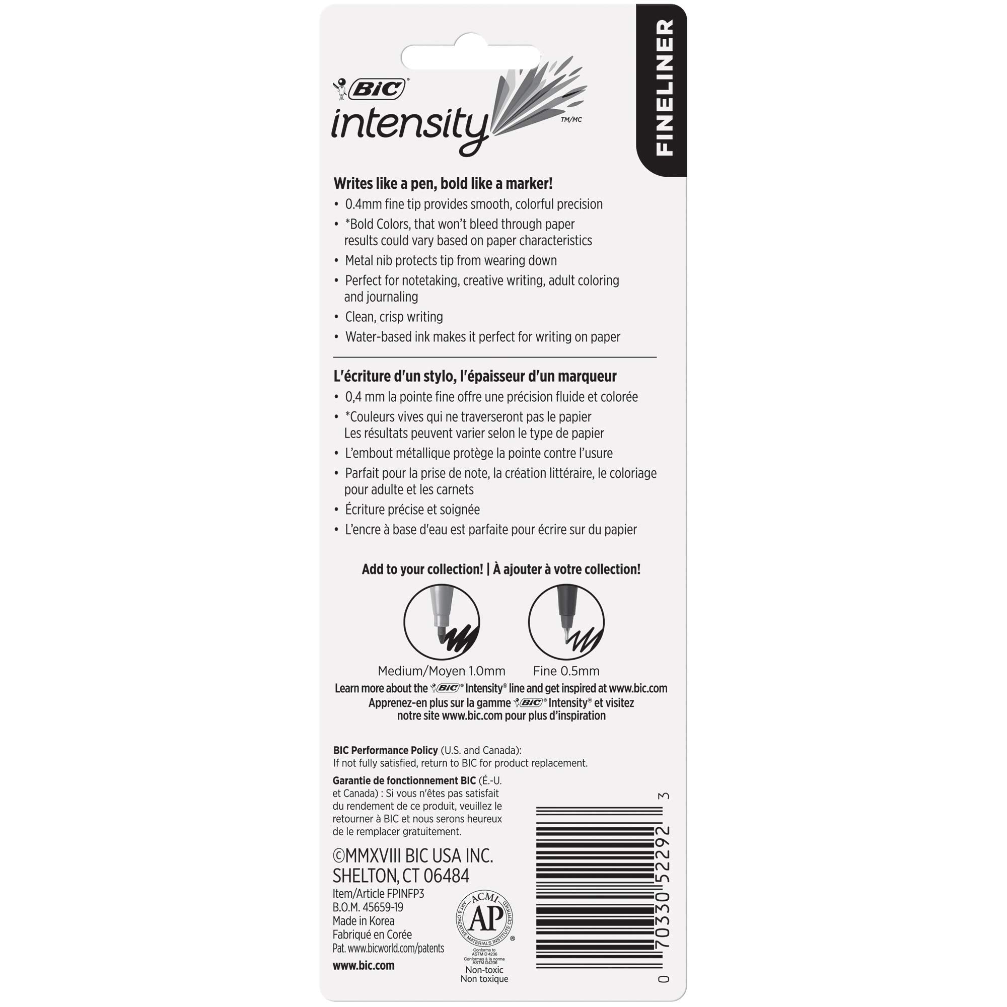 Bic Intensity Fineliner Marker Pen Sets (1)