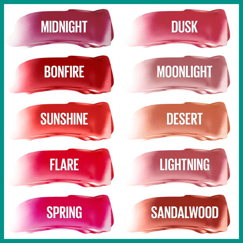 Maybelline Green Edition Balmy Lip Blush, Formulated With Mango Oil, Flare, Red Pink, 1 Count
