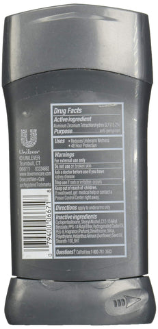 Dove Men+Care Antiperspirant Deodorant Stick Clean Comfort 2.7 oz