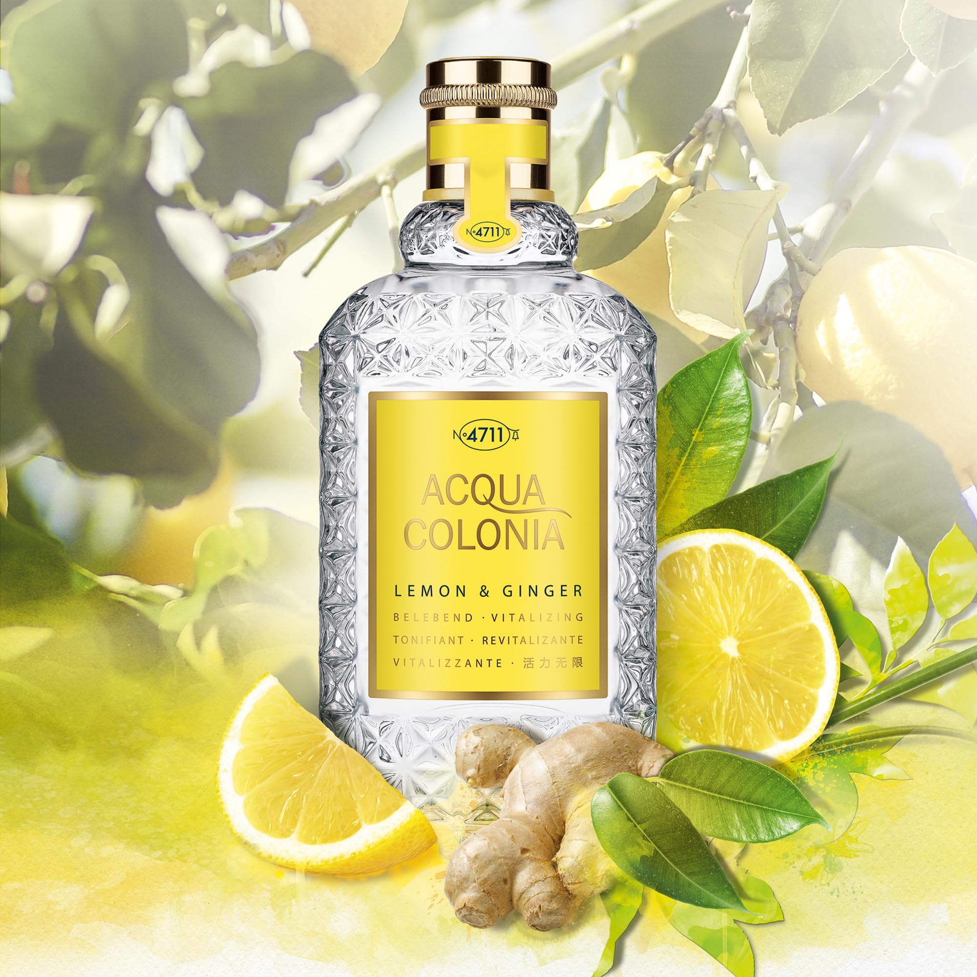 4711 Acqua Colonia Lemon and Ginger Eau de Cologne Spray, 5.7 Ounce