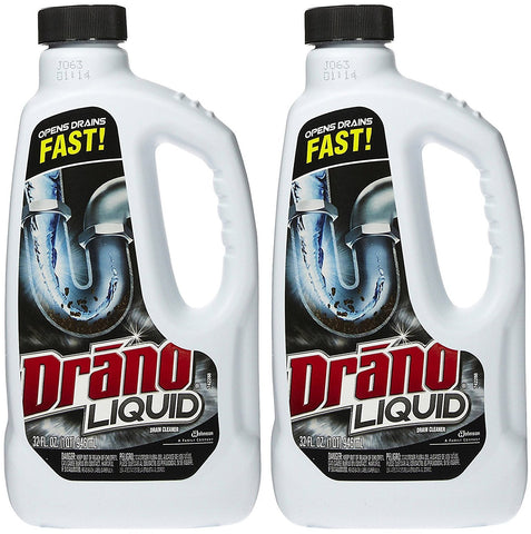 Drano Liquid Clog Remover, Regular Formula - 32 oz - 2 pk